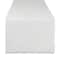 DII® Light Gray Eco-Friendly Chambray Fine Ribbed Table Runner 13x72 inches